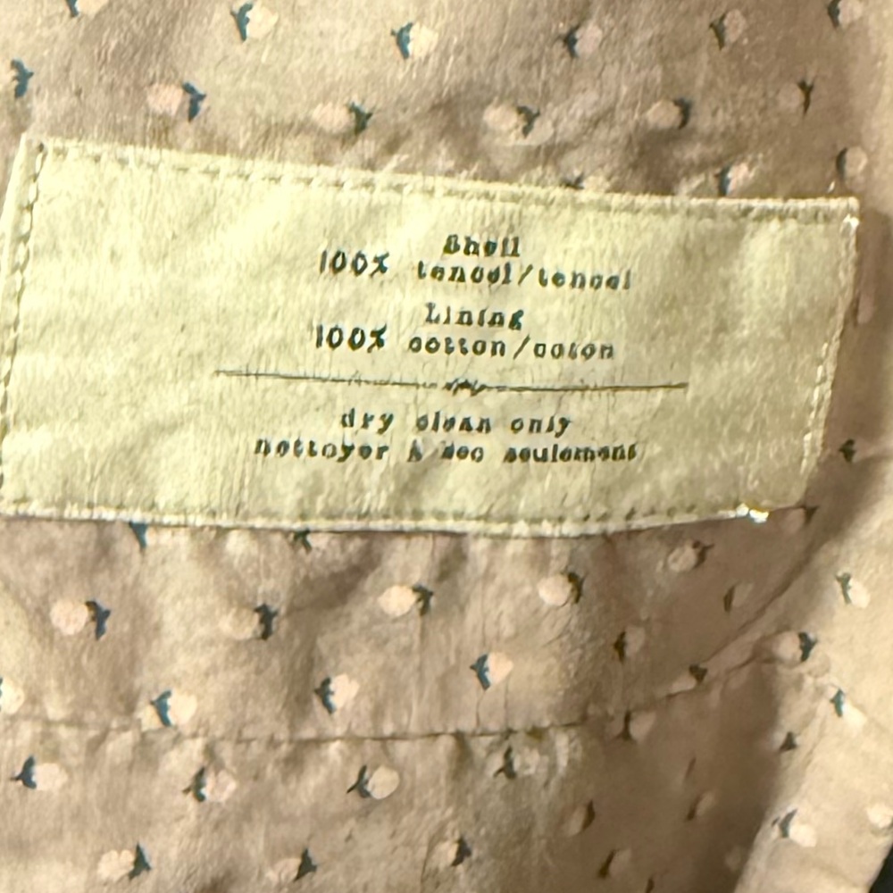 Anthropologie Cartonnier Calvin ruffle hem blazer. - Picture 4 of 5